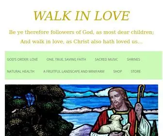 Andateincaritate.com(WALK IN LOVE) Screenshot