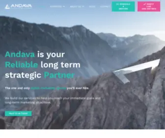 Andavadigital.com(Analytics Company) Screenshot