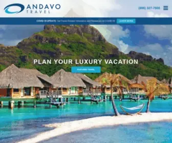 Andavovacations.com(Find Your Luxury Vacation) Screenshot
