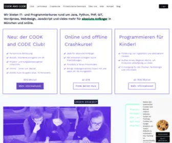 Andcode.de(COOK AND CODE) Screenshot