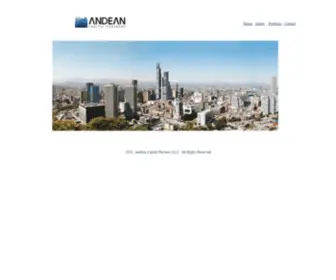 Andeancp.com(Andean Capital Partners) Screenshot