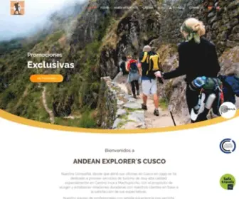 Andeanexplorerscusco.com(Andean Explorers Cusco) Screenshot