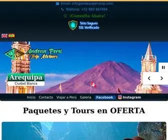 Andeanperutrip.com(Paquetes y Tours en OFERTA) Screenshot