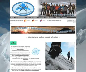 Andeansummitadventure.com(Andean summit adventure) Screenshot