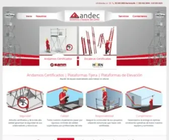 Andec.co(Andamios Certificados Barranquilla) Screenshot