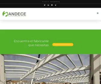 Andece.org(ANDECE Prefabricados de hormigón) Screenshot