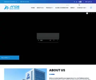 Andehealthcare.com(Shinva Ande Healthcare Apparatus Co) Screenshot