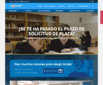 Andel.es(Colegio Concertado Bilingüe entre Alcorcón y Móstoles) Screenshot