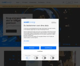 Andelenergi.dk(Andel Energi) Screenshot