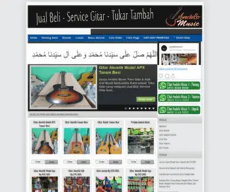 Andelomusic.com(Toko Gitar Parung Bogor Toko Gitar BSD Serpong) Screenshot