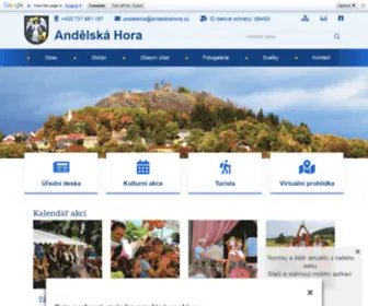 Andelskahora.cz(Andělská Hora) Screenshot