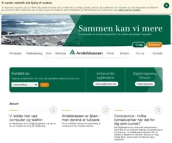 Andelskassen.dk(Sammen kan vi mere) Screenshot