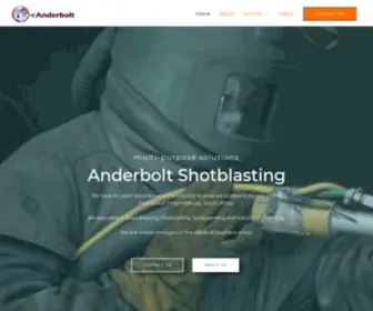 Anderbolt.co.za(Anderbolt Shotblasting) Screenshot