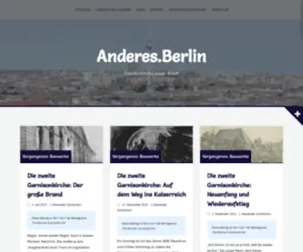 Anderes-Berlin.de(Anderes.Berlin erzählt Geschichten) Screenshot