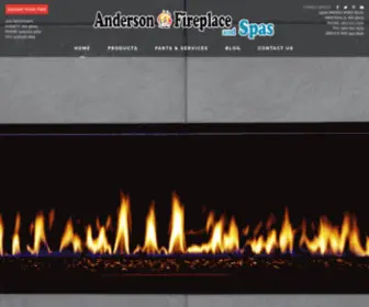 Anderfire.com(Fireplace and Spa Supply) Screenshot