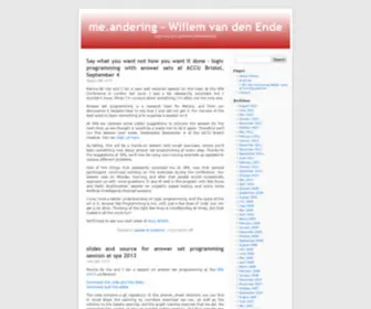 Andering.com(Willem van den Ende) Screenshot