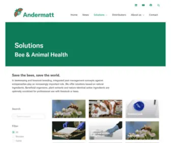 Andermatt-Biovet.com(In livestock breeding) Screenshot