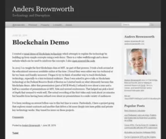 Andersbrownworth.com(Personal blog) Screenshot