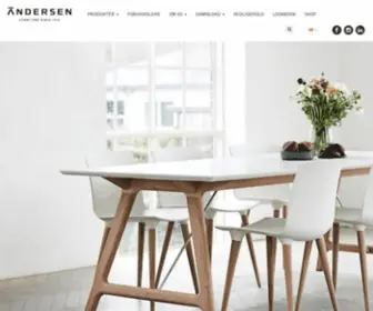 Andersen-Furniture.dk(FRESH DESIGN) Screenshot