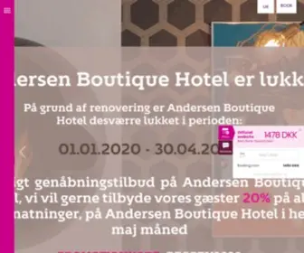 Andersen-Hotel.dk(Andersen) Screenshot