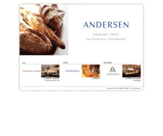 Andersenbakery.com(Andersen Group) Screenshot