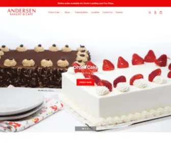 Andersenbakeryusa.com(Andersen Bakery USA) Screenshot