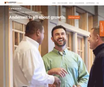 Andersencareers.com(Your Career Home) Screenshot