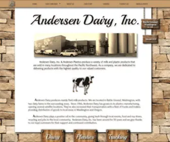 Andersendairy.com(Andersen Dairy) Screenshot