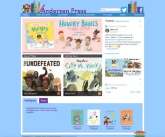 Andersenpress.co.uk(The home of Andersen Press) Screenshot