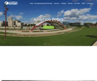 Anderson-Bogert.com(Civil Engineering and Surveying) Screenshot