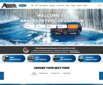 Anderson-Ford.com(Anderson Ford of Clinton) Screenshot