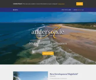 Anderson.ie(Estate Agent Donegal) Screenshot