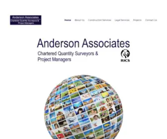 Andersonandassociates.co.uk(Chartered Surveyors and Construction Management Consultants) Screenshot