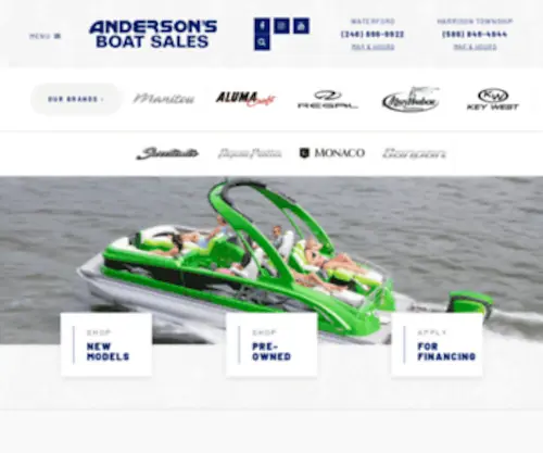 Andersonboats.com(Andersonboats) Screenshot