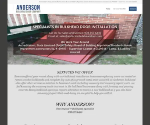 Andersonbulkheaddoor.com(Andersonbulkheaddoor) Screenshot