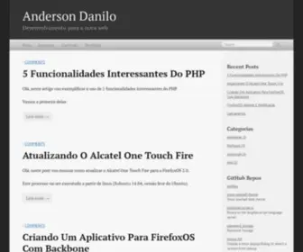 Andersondanilo.com(Anderson Danilo) Screenshot