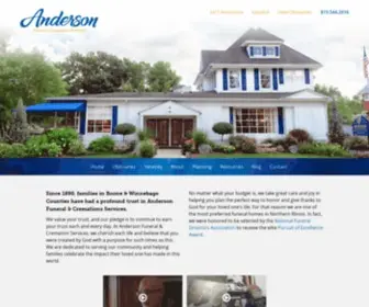 Andersonfcs.com(Anderson Funeral & Cremation Services) Screenshot