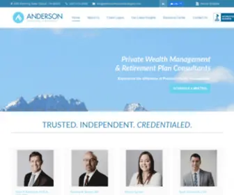 Andersonfinancialstrategies.com(Fee-Only Advisor in Dayton, OH) Screenshot