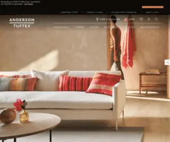 Andersonfloors.com(Timeless Hardwood Flooring and Carpet) Screenshot