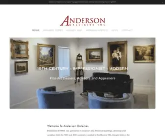 Andersongalleries.com(Anderson Galleries) Screenshot