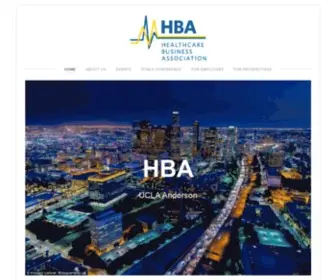 Andersonhba.com(HBA UCLA Anderson) Screenshot