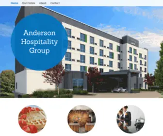 Andersonhospitality.com(Anderson Hospitality Group) Screenshot