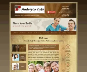 Andersonlakedental.com(Anderson Lake Dental) Screenshot