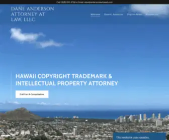 Andersonlawhawaii.com(Dane Kristofer Anderson) Screenshot