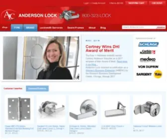 Andersonlock.com(Anderson Lock) Screenshot