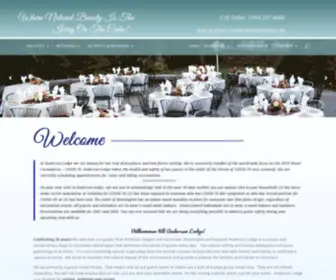 Andersonlodge.com(We Host Weddings) Screenshot