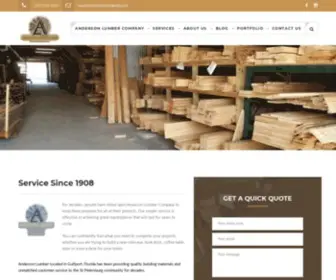 Andersonlumberstpete.com(Anderson Lumber Company) Screenshot