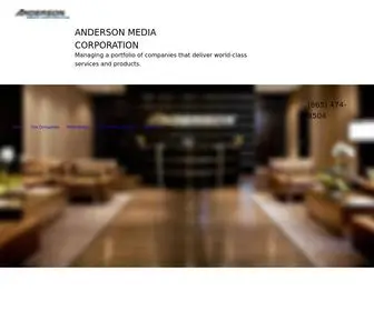 Andersonmediacorp.com(Anderson Media Corporation) Screenshot