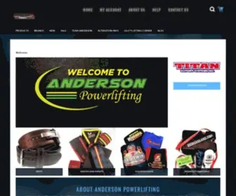 Andersonpowerlifting.com Screenshot