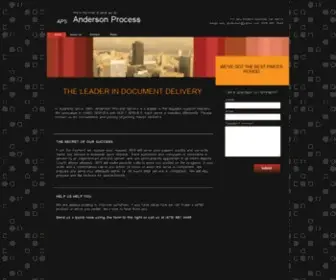 Andersonprocessservice.org(Company Name) Screenshot